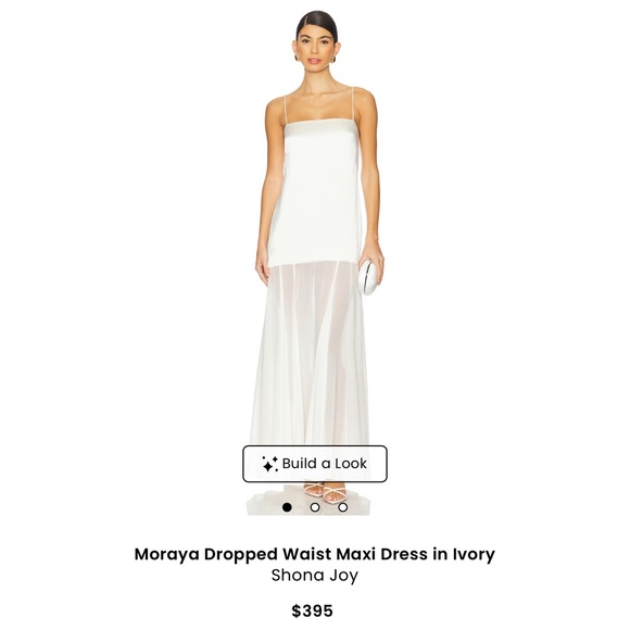 revolve drop waist white dress Sky to Moon Blaire White Satin Maxi Dress | Ivory Babydoll Tiered Fit-and-Flare A-Line Corset Top